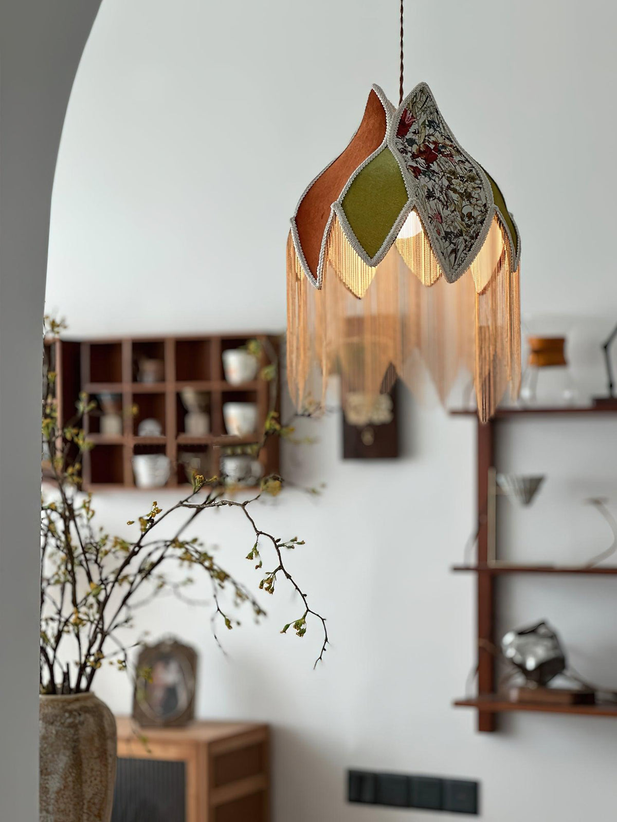 Bette Fringed Pendant Lamp - Lamp Outdoor