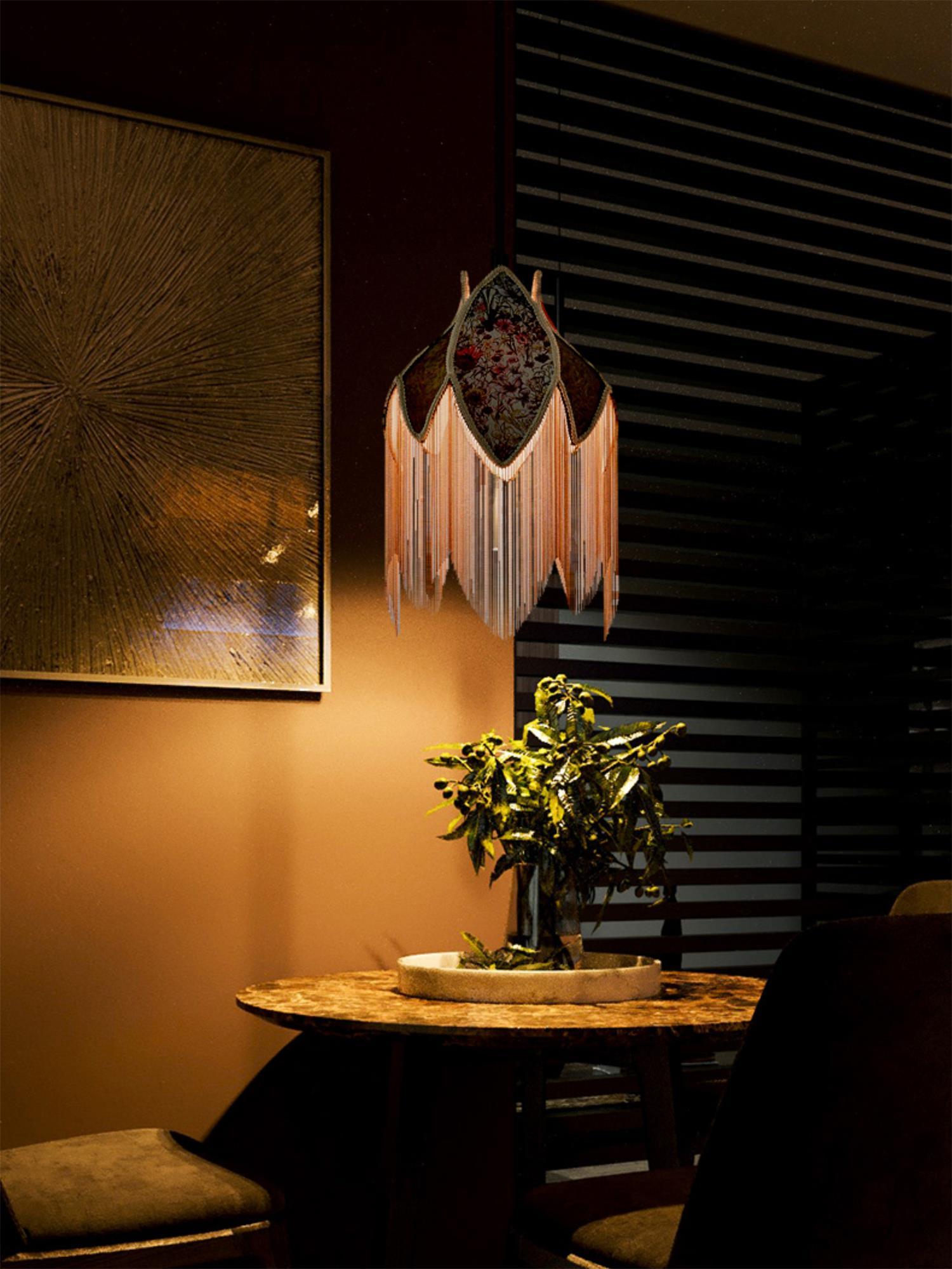 Bette Fringed Pendant Lamp - Lamp Outdoor
