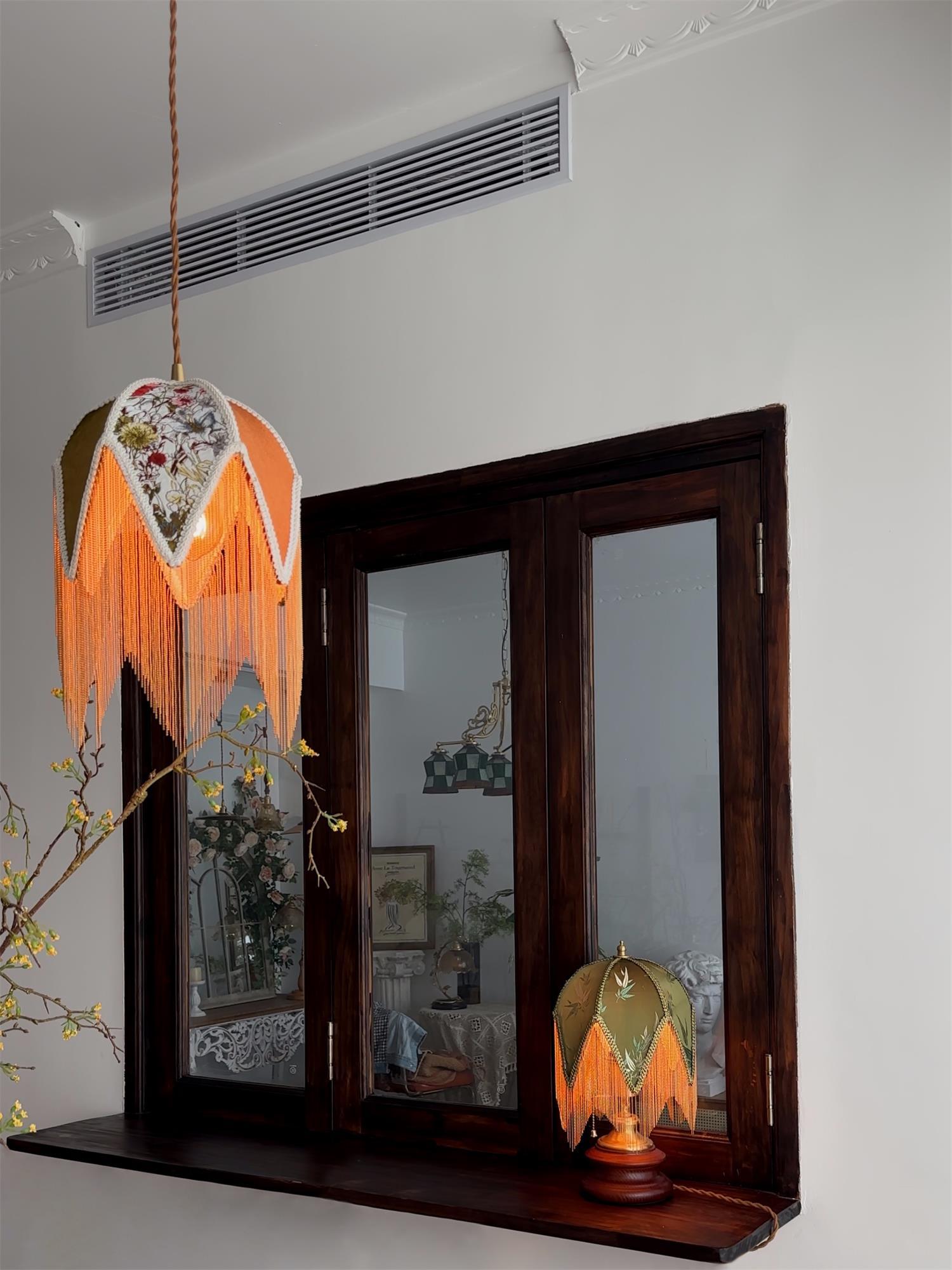 Bette Fringed Pendant Lamp - Lamp Outdoor