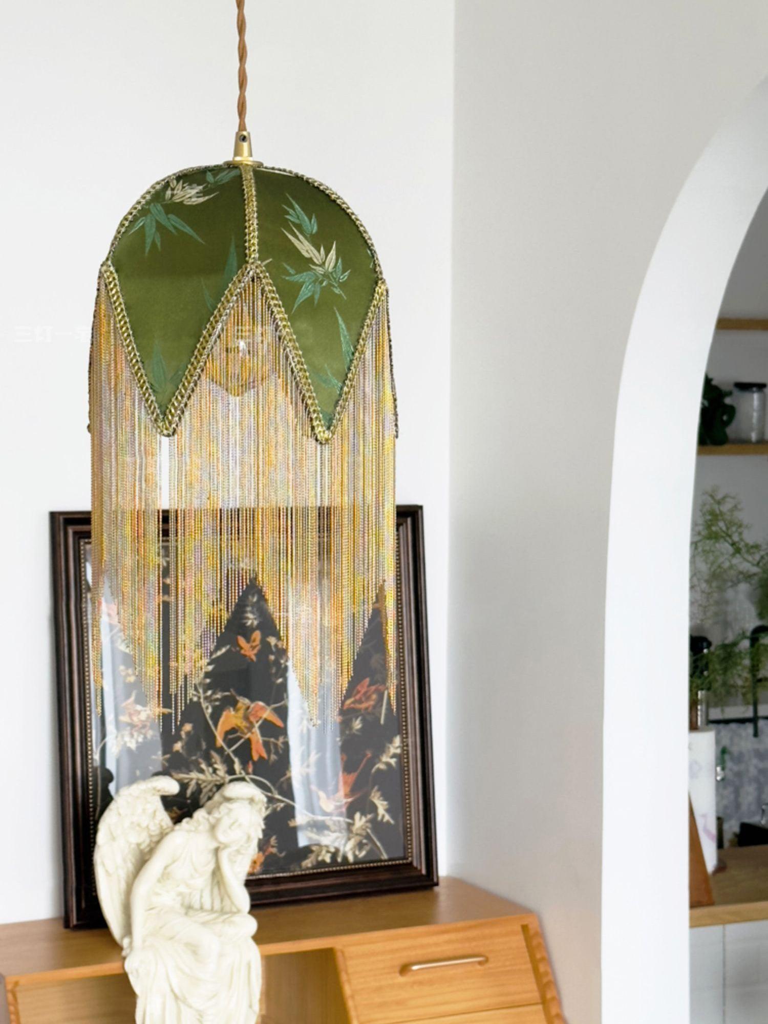 Bette Fringed Pendant Lamp - Lamp Outdoor