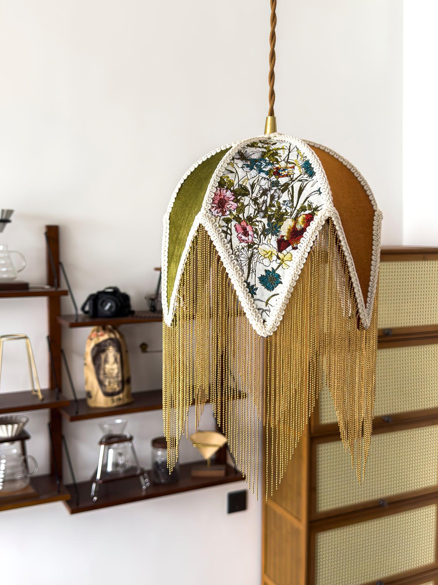 Bette Fringed Pendant Lamp - Lamp Outdoor