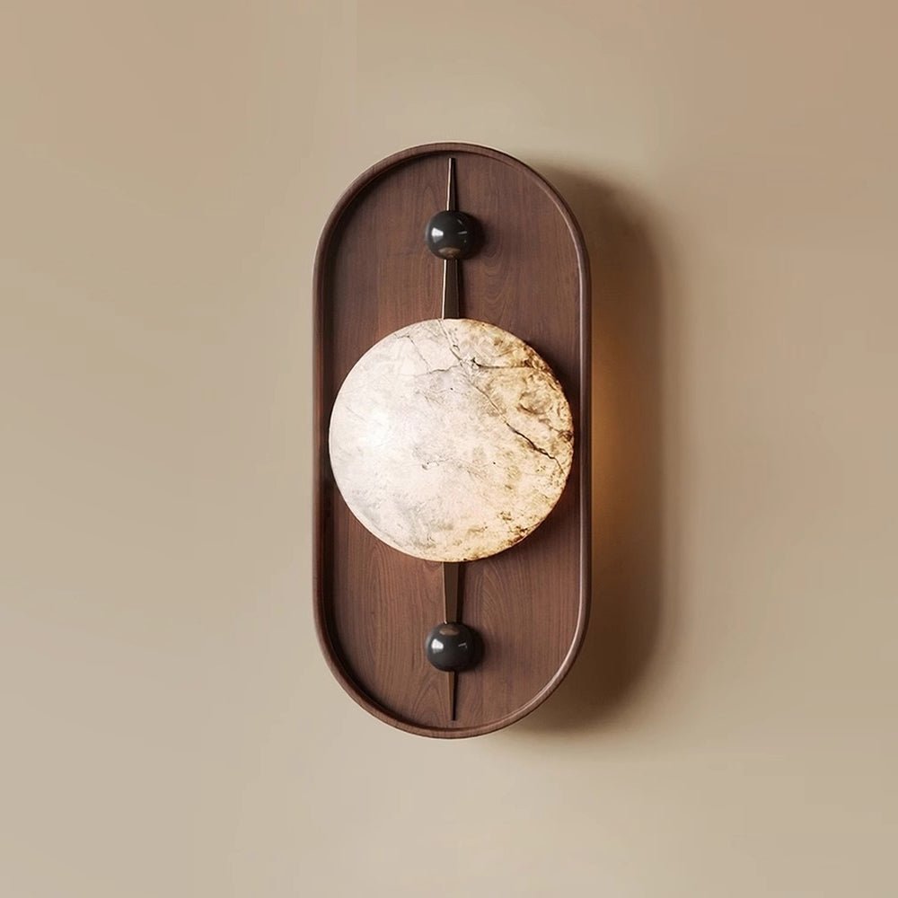 Mylaearae Orb Alabaster Wall Light - Lamp Outdoor