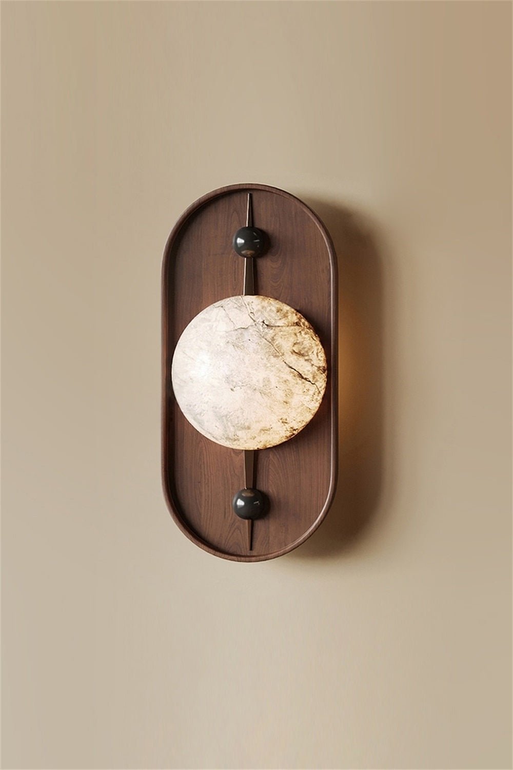 Mylaearae Orb Alabaster Wall Light - Lamp Outdoor