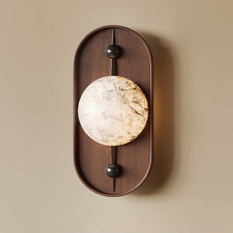 Mylaearae Orb Alabaster Wall Light - Lamp Outdoor