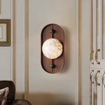 Mylaearae Orb Alabaster Wall Light - Lamp Outdoor