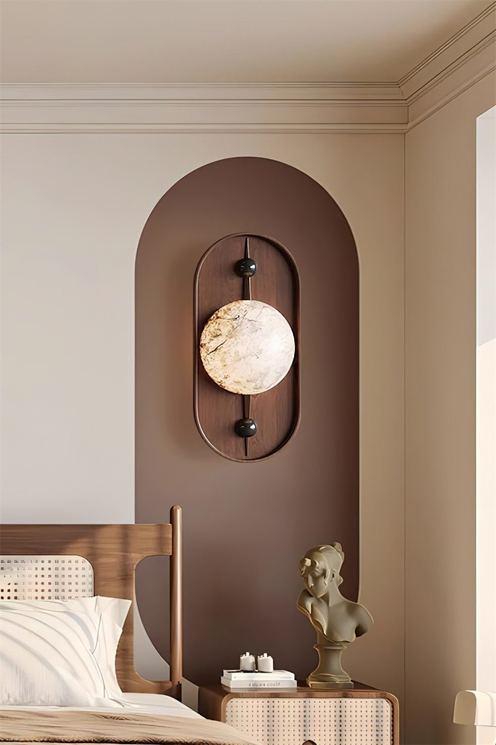 Mylaearae Orb Alabaster Wall Light - Lamp Outdoor