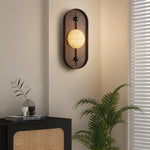 Mylaearae Orb Alabaster Wall Light - Lamp Outdoor