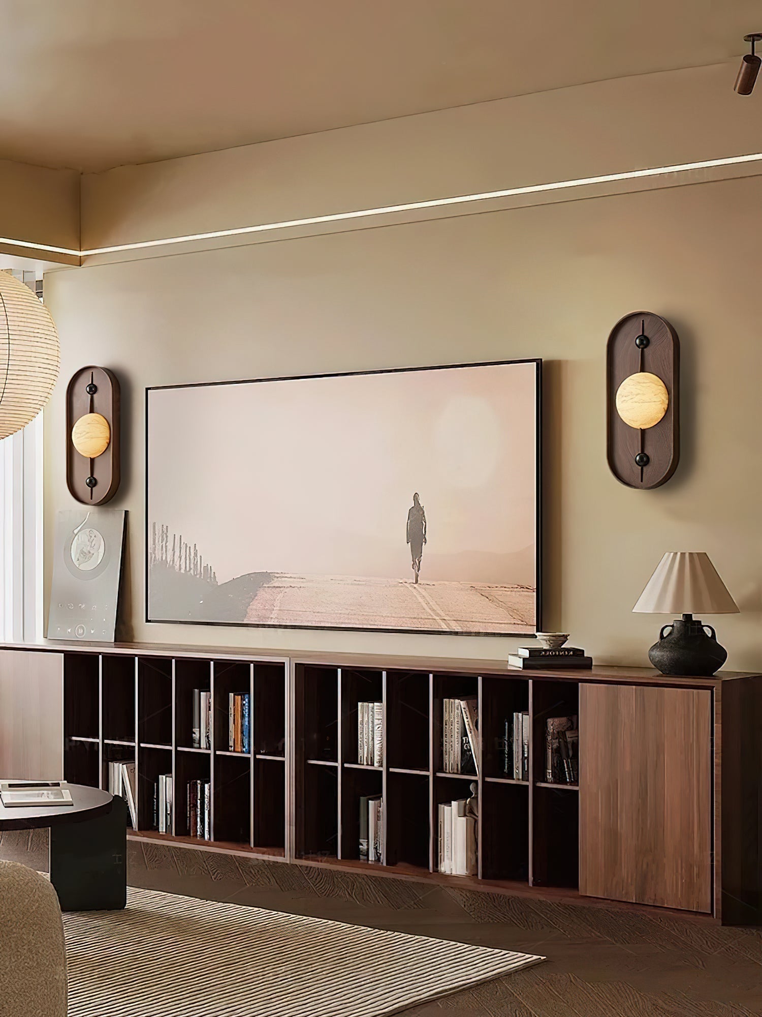Mylaearae Orb Alabaster Wall Light - Lamp Outdoor