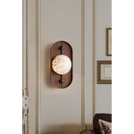 Mylaearae Orb Alabaster Wall Light - Lamp Outdoor