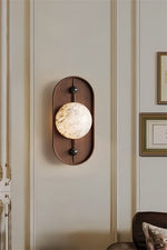 Mylaearae Orb Alabaster Wall Light - Lamp Outdoor