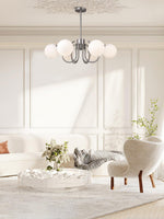 Aurora Chandelier Globe Chrome Modern - Lamp Outdoor