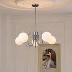 Aurora Chandelier Globe Chrome Modern - Lamp Outdoor