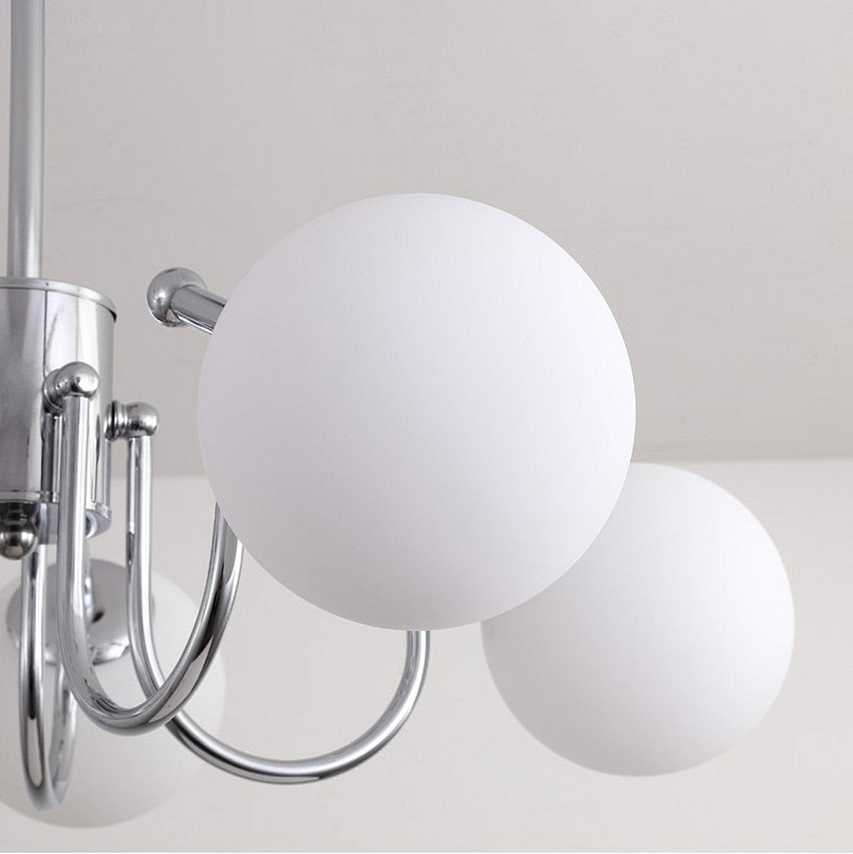 Aurora Chandelier Globe Chrome Modern - Lamp Outdoor