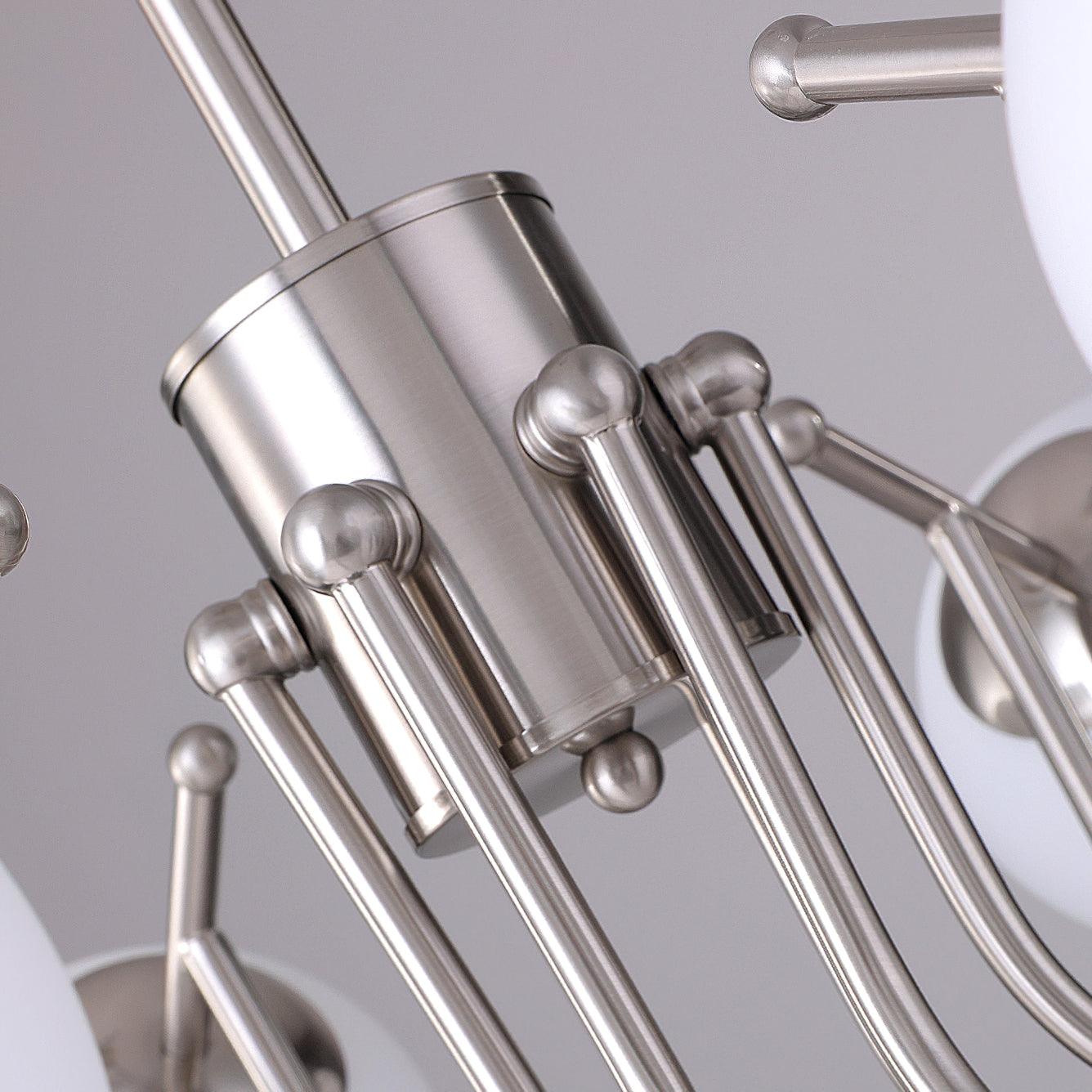 Aurora Chandelier Globe Chrome Modern - Lamp Outdoor