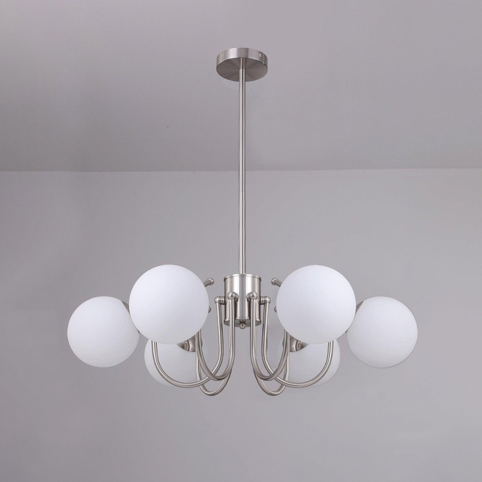 Aurora Chandelier Globe Chrome Modern - Lamp Outdoor