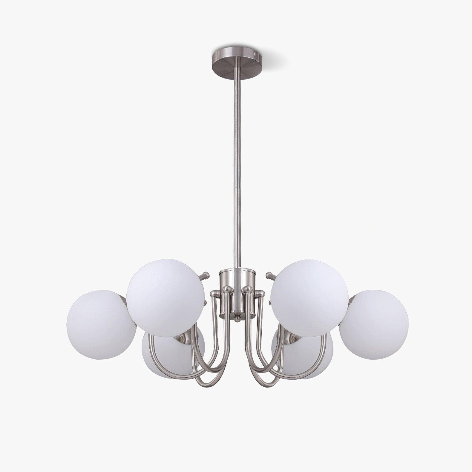 Aurora Chandelier Globe Chrome Modern - Lamp Outdoor