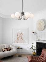 Aurora Chandelier Globe Chrome Modern - Lamp Outdoor