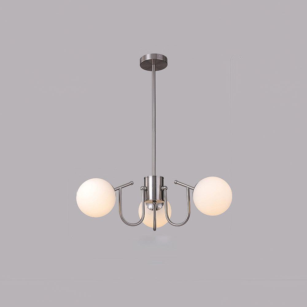 Aurora Chandelier Globe Chrome Modern - Lamp Outdoor