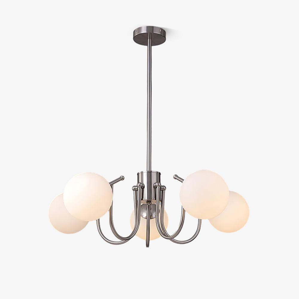 Aurora Chandelier Globe Chrome Modern - Lamp Outdoor