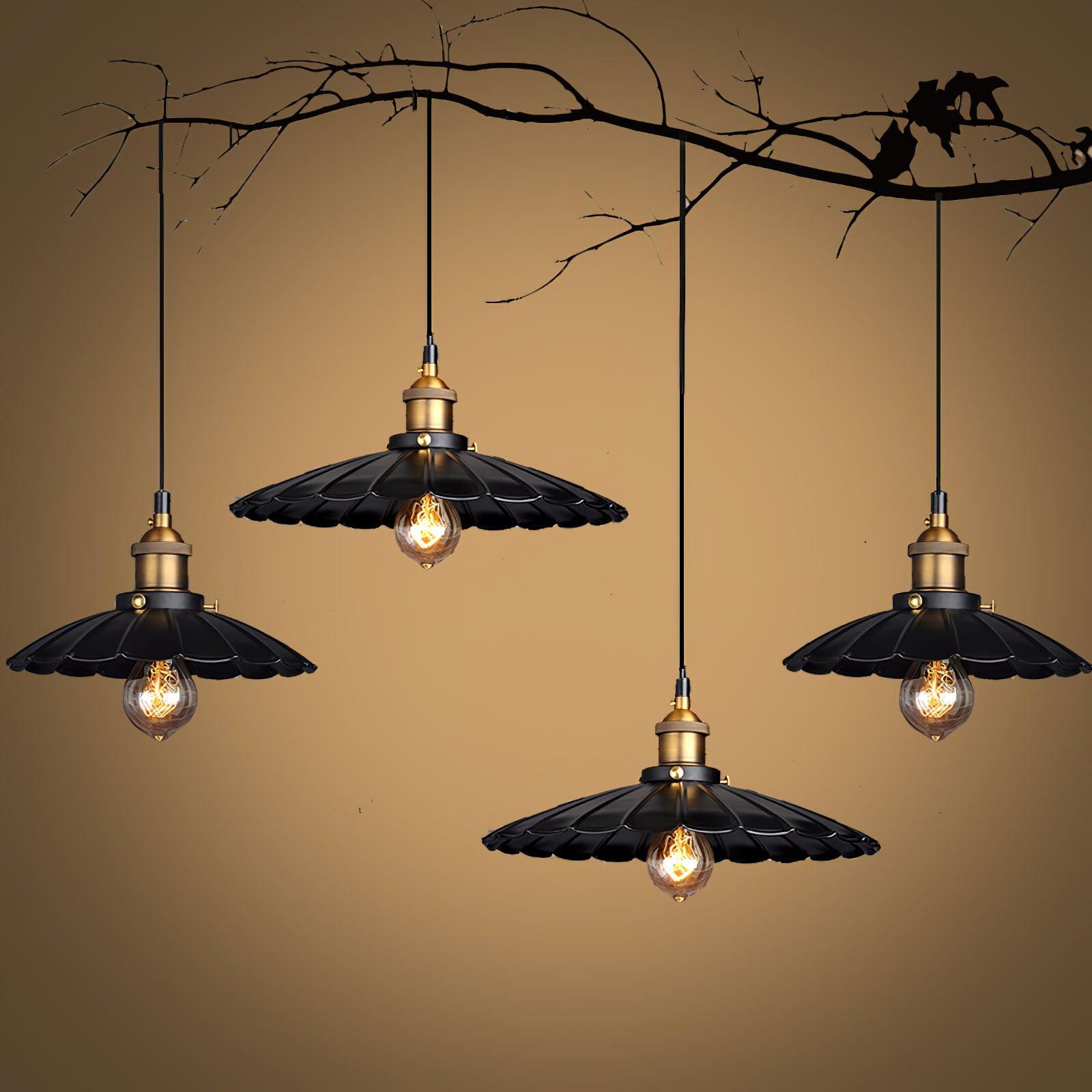 Velora Contemporary Iron Pendant Light - Lamp Outdoor