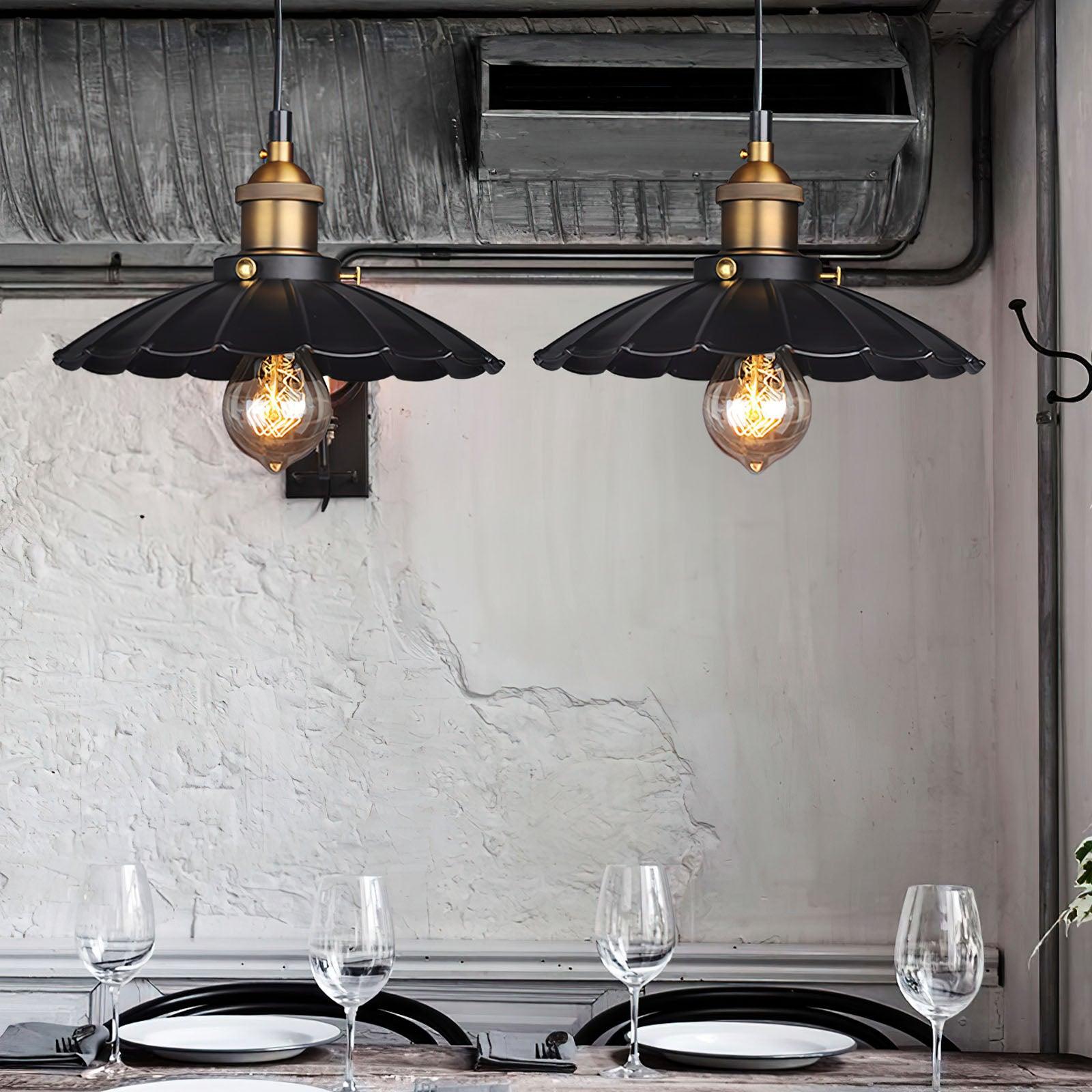 Velora Contemporary Iron Pendant Light - Lamp Outdoor