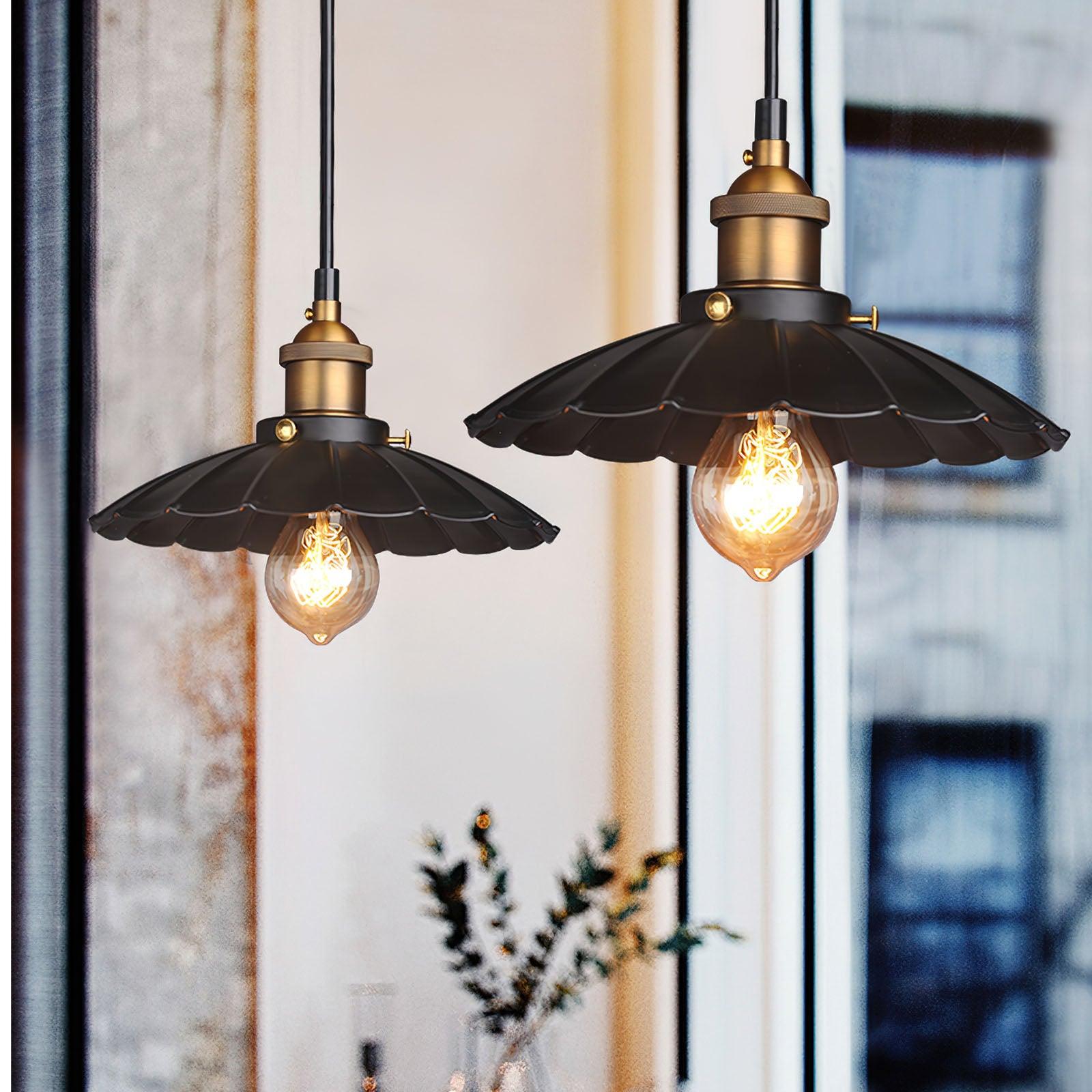 Velora Contemporary Iron Pendant Light - Lamp Outdoor