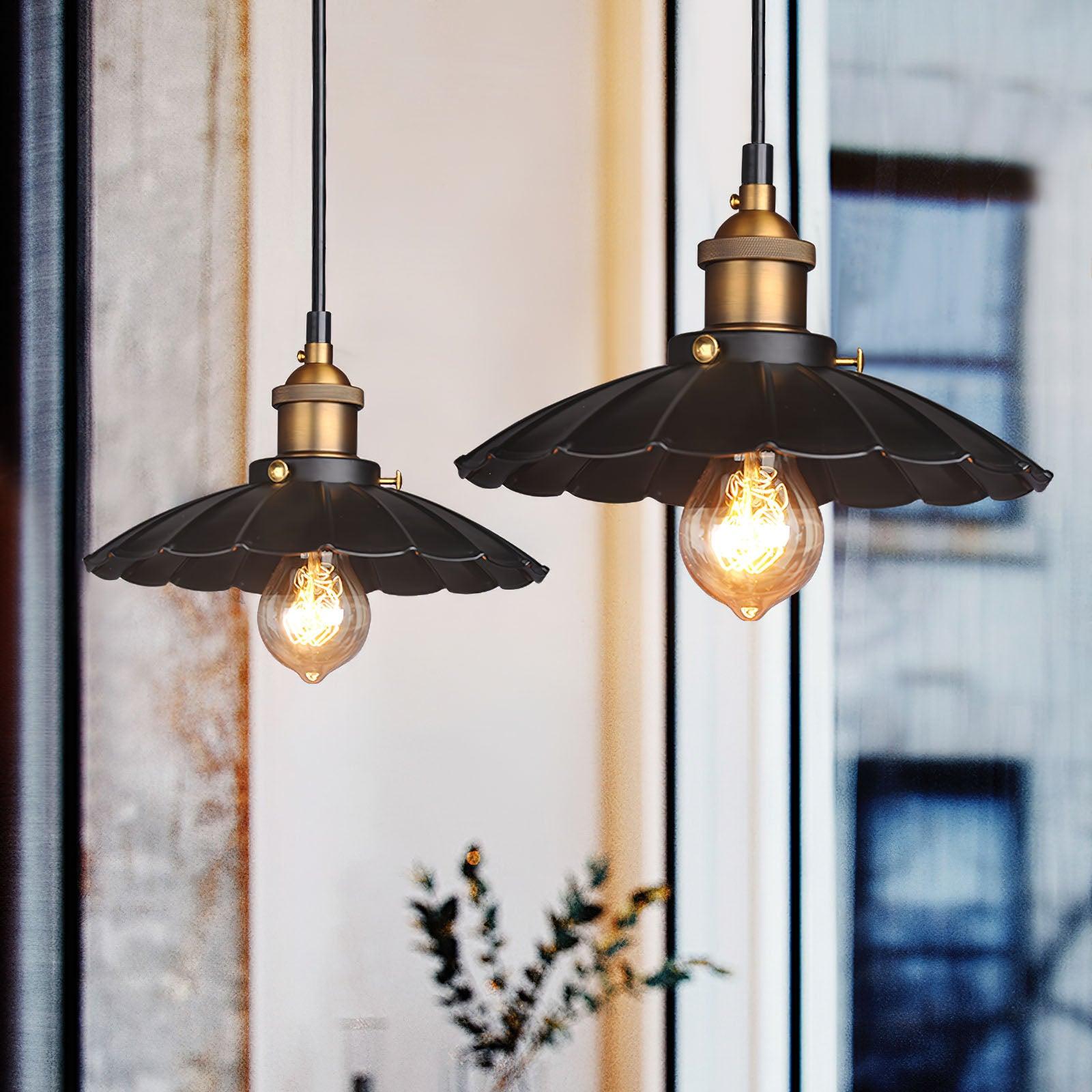 Velora Contemporary Iron Pendant Light - Lamp Outdoor