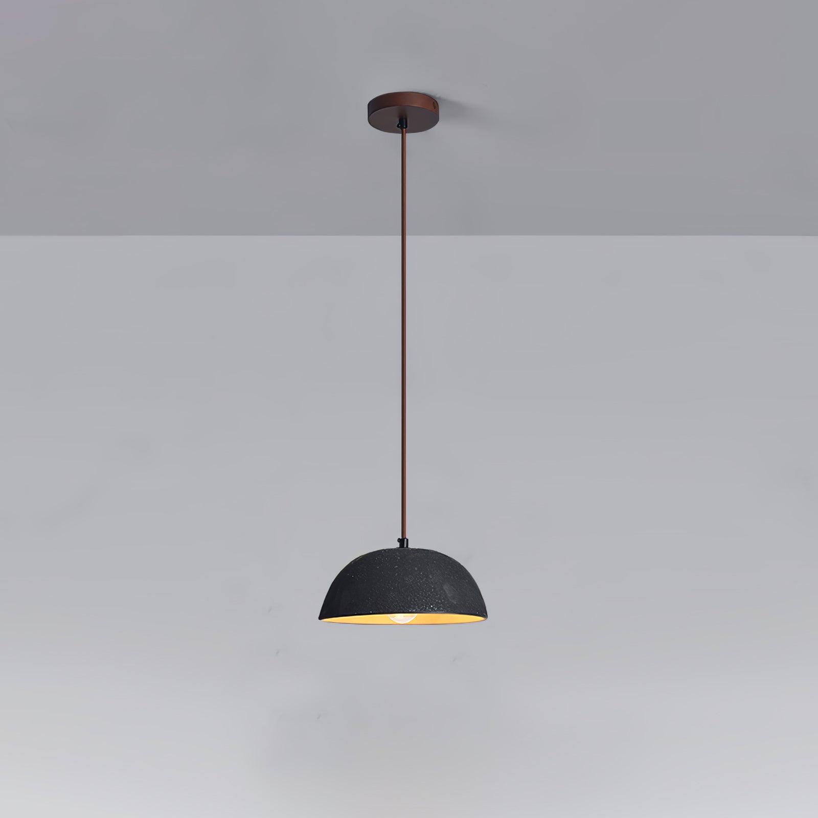 Dome Vintage Wood Pendant Lamp - Lamp Outdoor