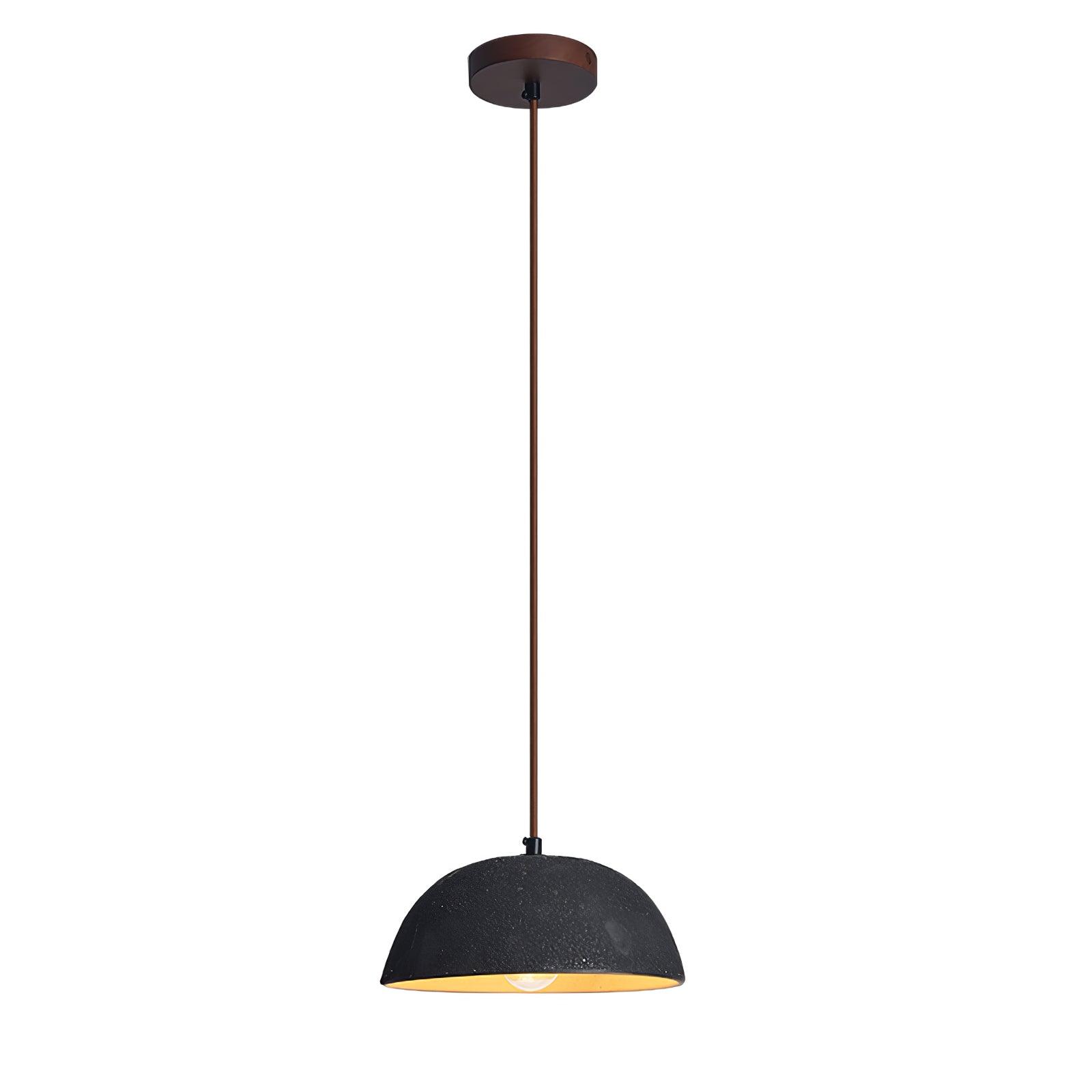 Dome Vintage Wood Pendant Lamp - Lamp Outdoor