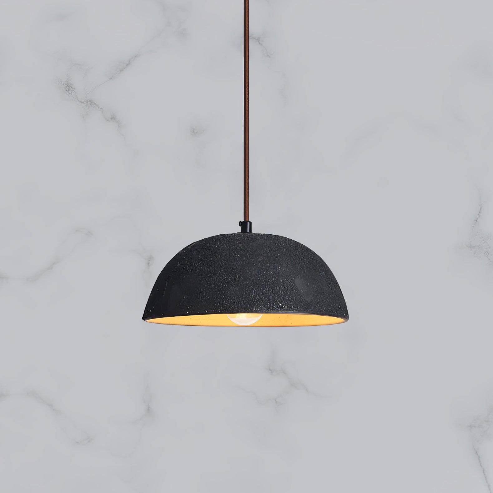 Dome Vintage Wood Pendant Lamp - Lamp Outdoor