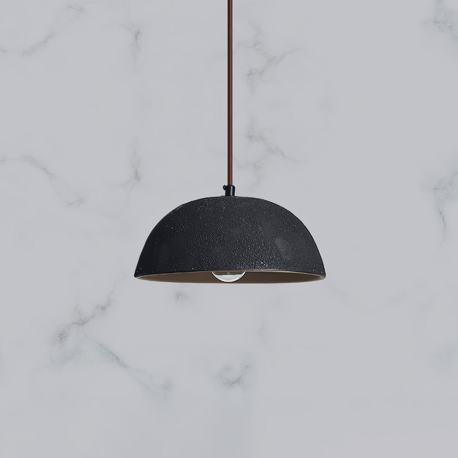 Dome Vintage Wood Pendant Lamp - Lamp Outdoor