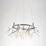 Black Big O Firefly LED Chandelier - Lamp Outdoor