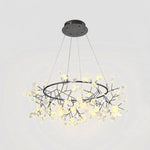 Black Big O Firefly LED Chandelier - Lamp Outdoor