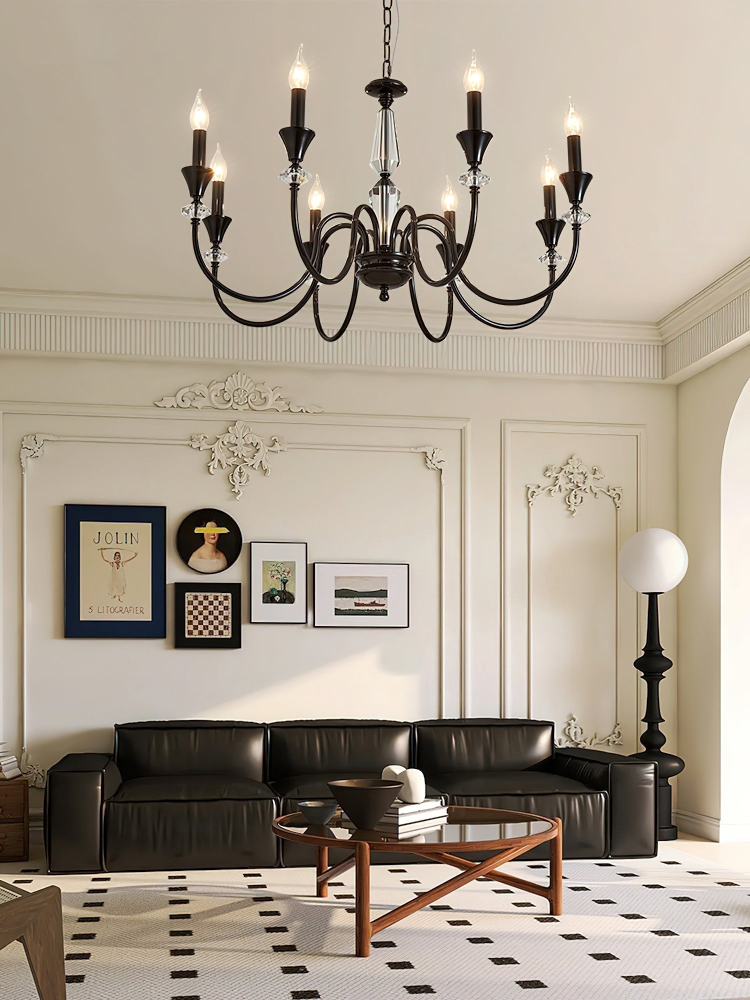 Noir Candelabra Chandelier - Lamp Outdoor