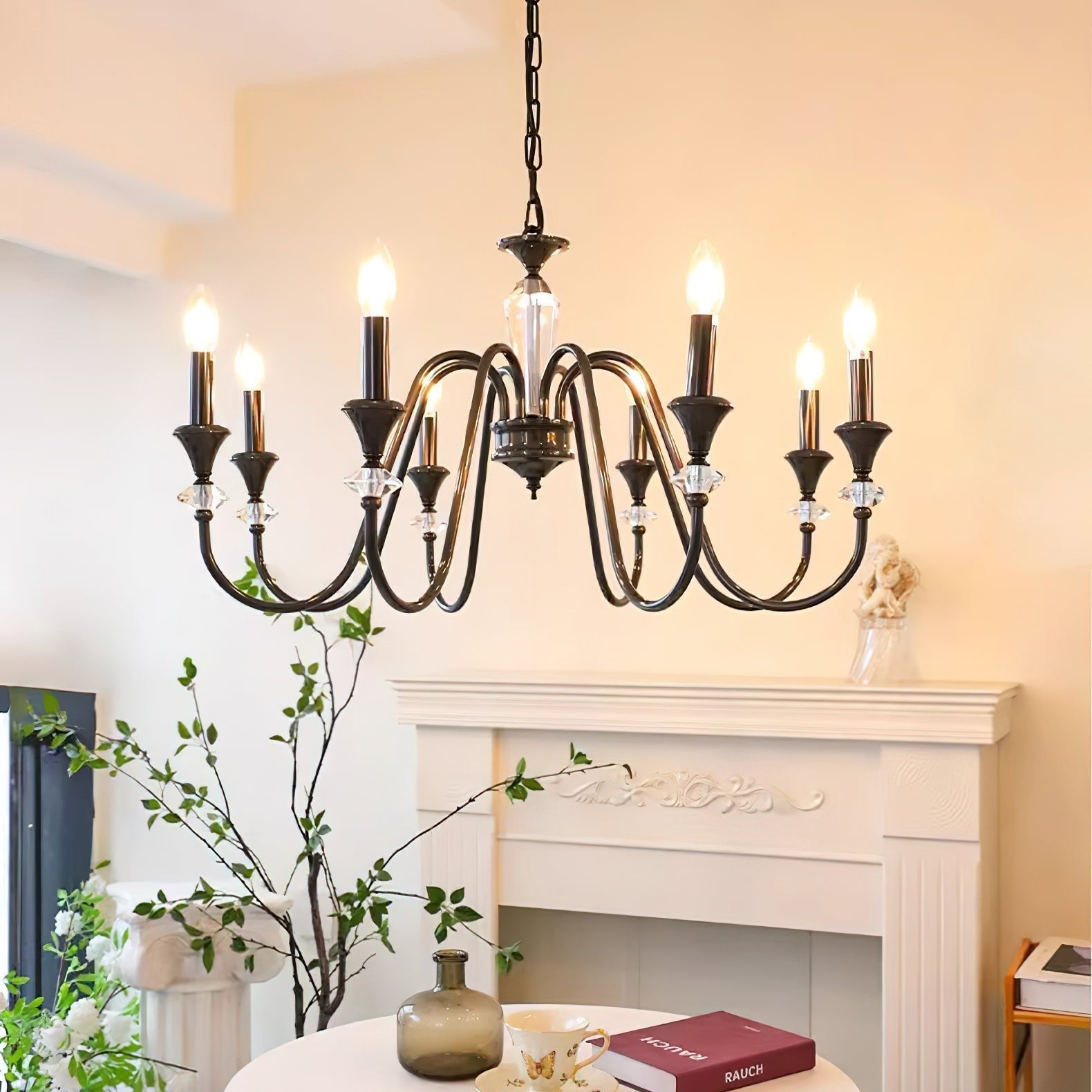 Noir Candelabra Chandelier - Lamp Outdoor