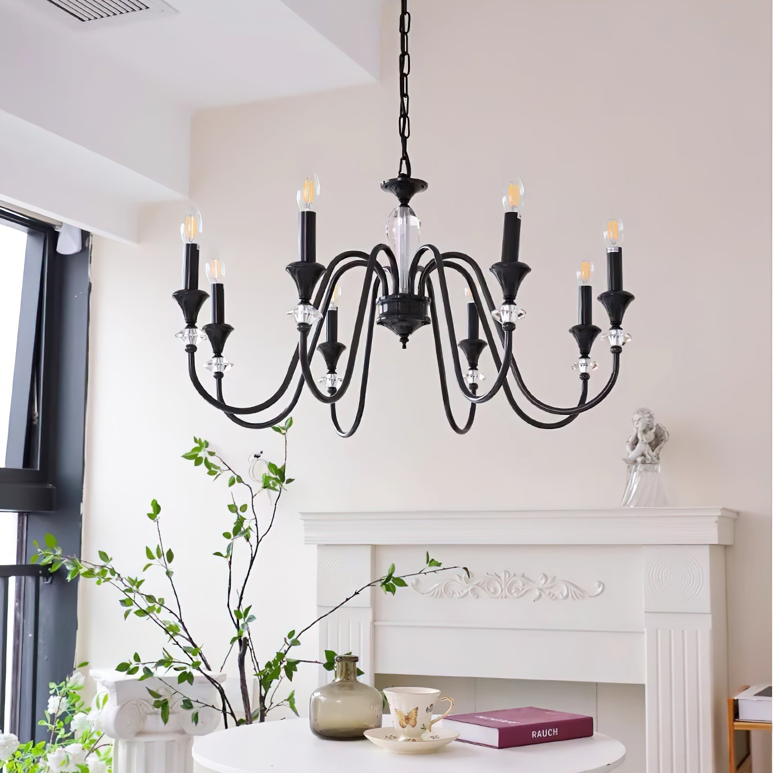 Noir Candelabra Chandelier - Lamp Outdoor