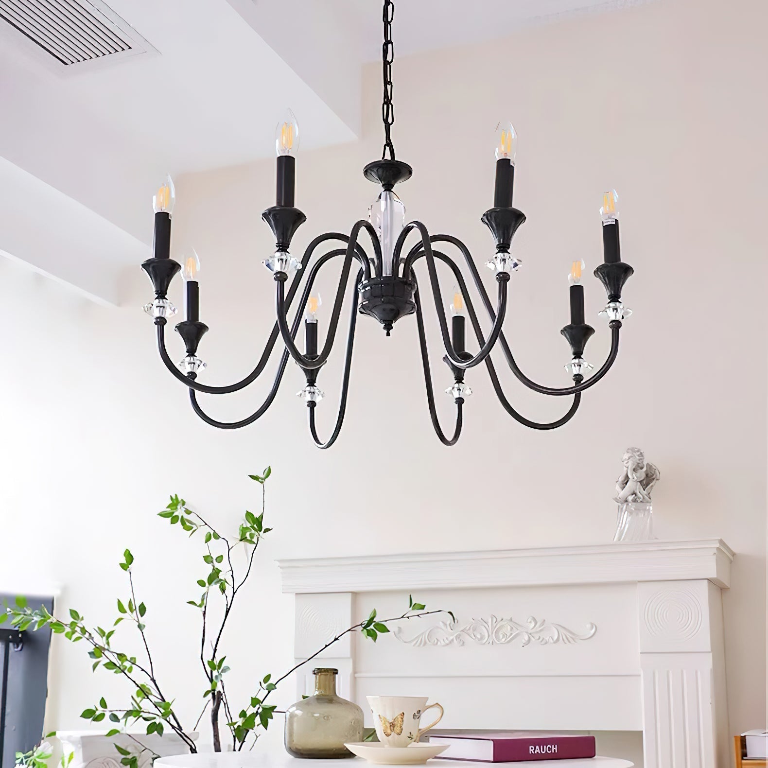 Noir Candelabra Chandelier - Lamp Outdoor