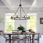Isoran Industrial Iron Chandelier - Lamp Outdoor