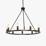 Isoran Industrial Iron Chandelier - Lamp Outdoor