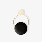 Black Circular Rings Wall Lamp - Lamp Outdoor