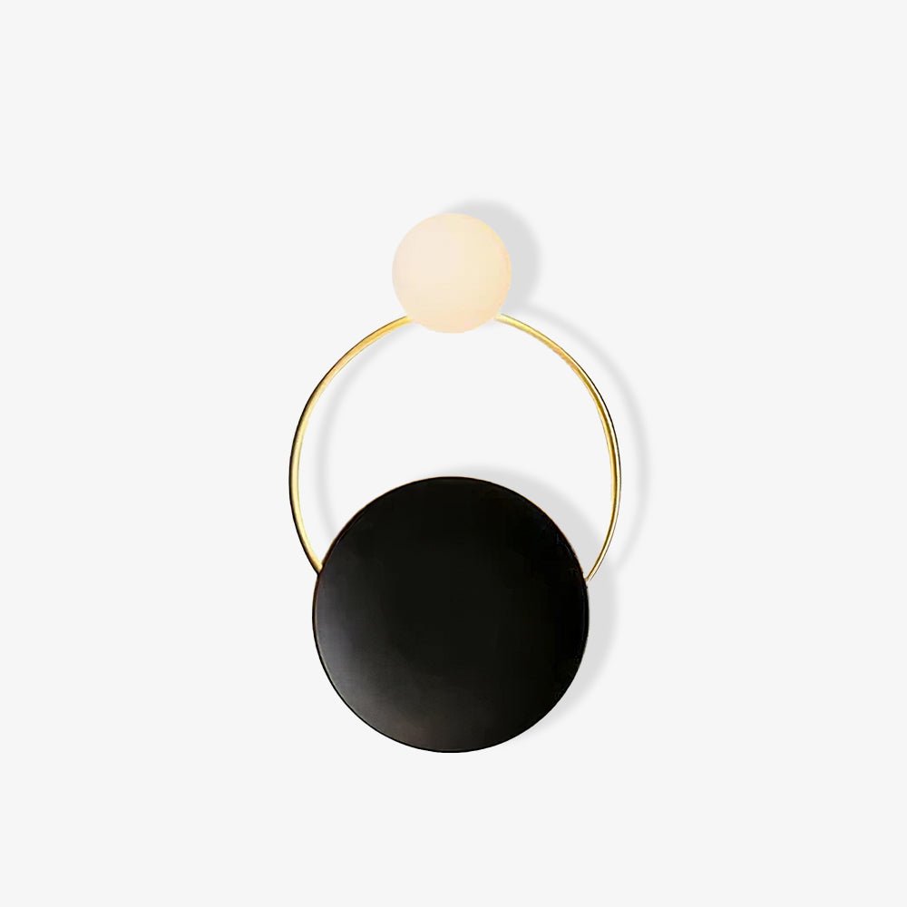 Black Circular Rings Wall Lamp - Lamp Outdoor