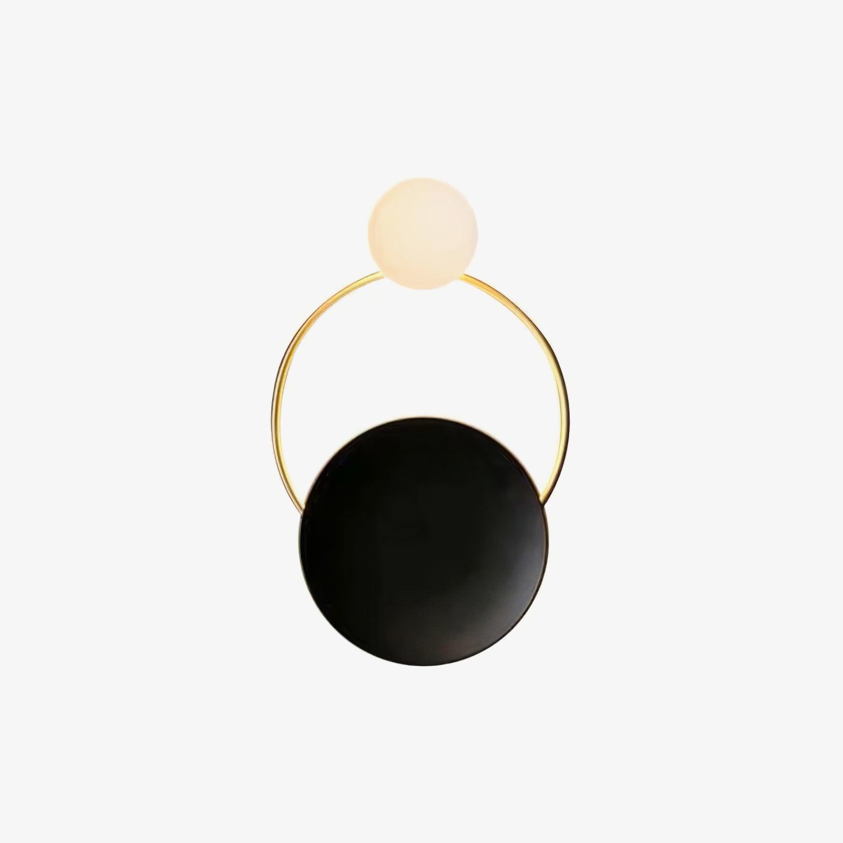 Black Circular Rings Wall Lamp - Lamp Outdoor