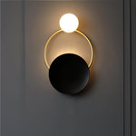 Black Circular Rings Wall Lamp - Lamp Outdoor