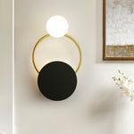 Black Circular Rings Wall Lamp - Lamp Outdoor