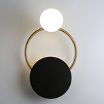 Black Circular Rings Wall Lamp - Lamp Outdoor