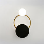 Black Circular Rings Wall Lamp - Lamp Outdoor