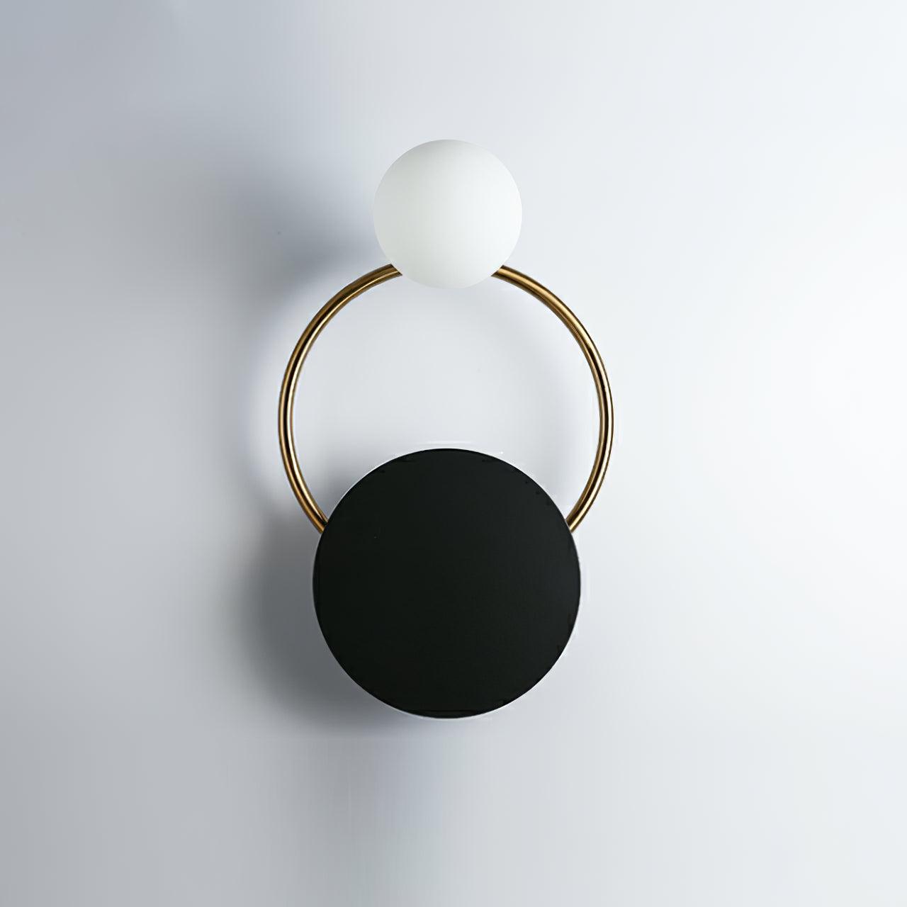 Black Circular Rings Wall Lamp - Lamp Outdoor