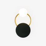 Black Circular Rings Wall Lamp - Lamp Outdoor
