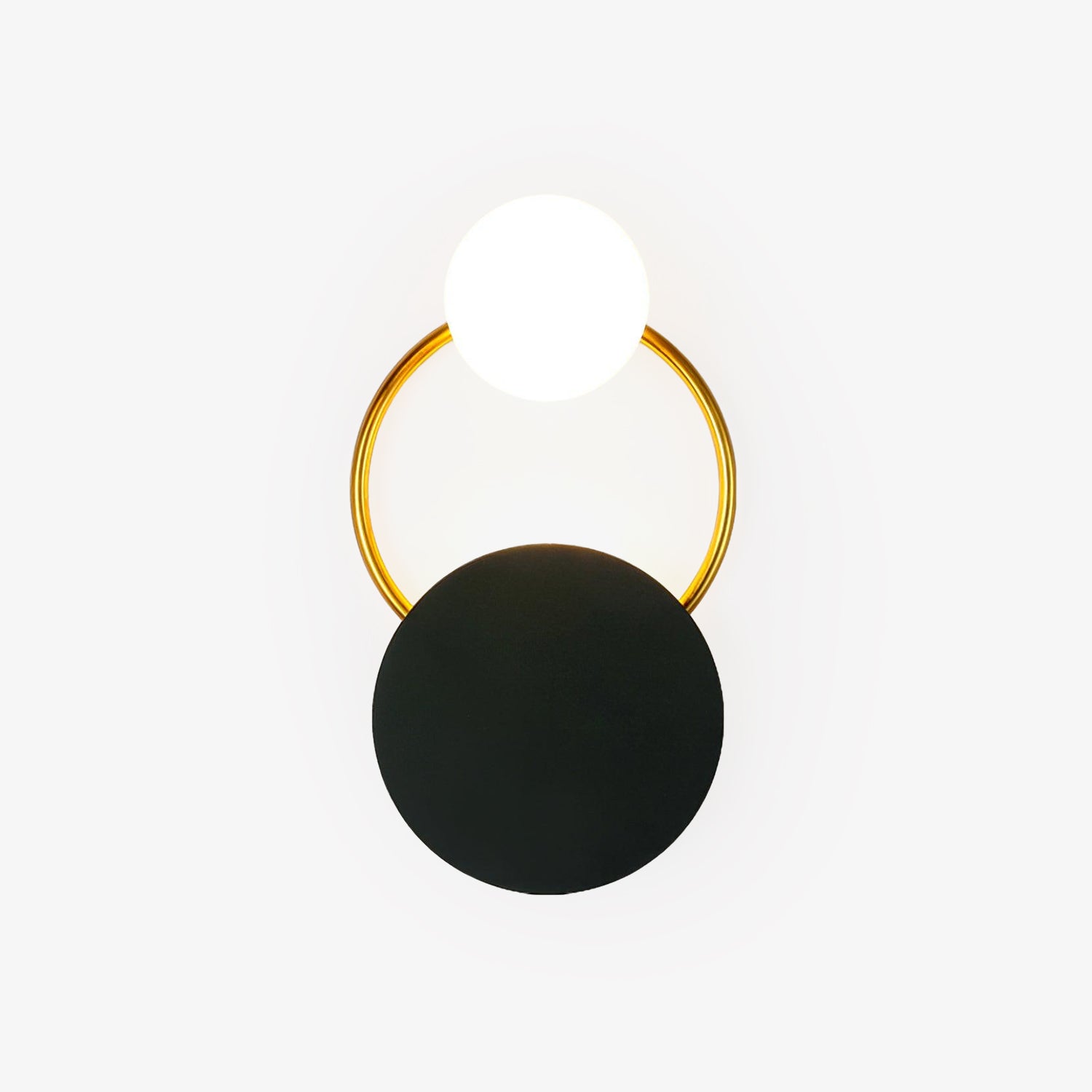 Black Circular Rings Wall Lamp - Lamp Outdoor