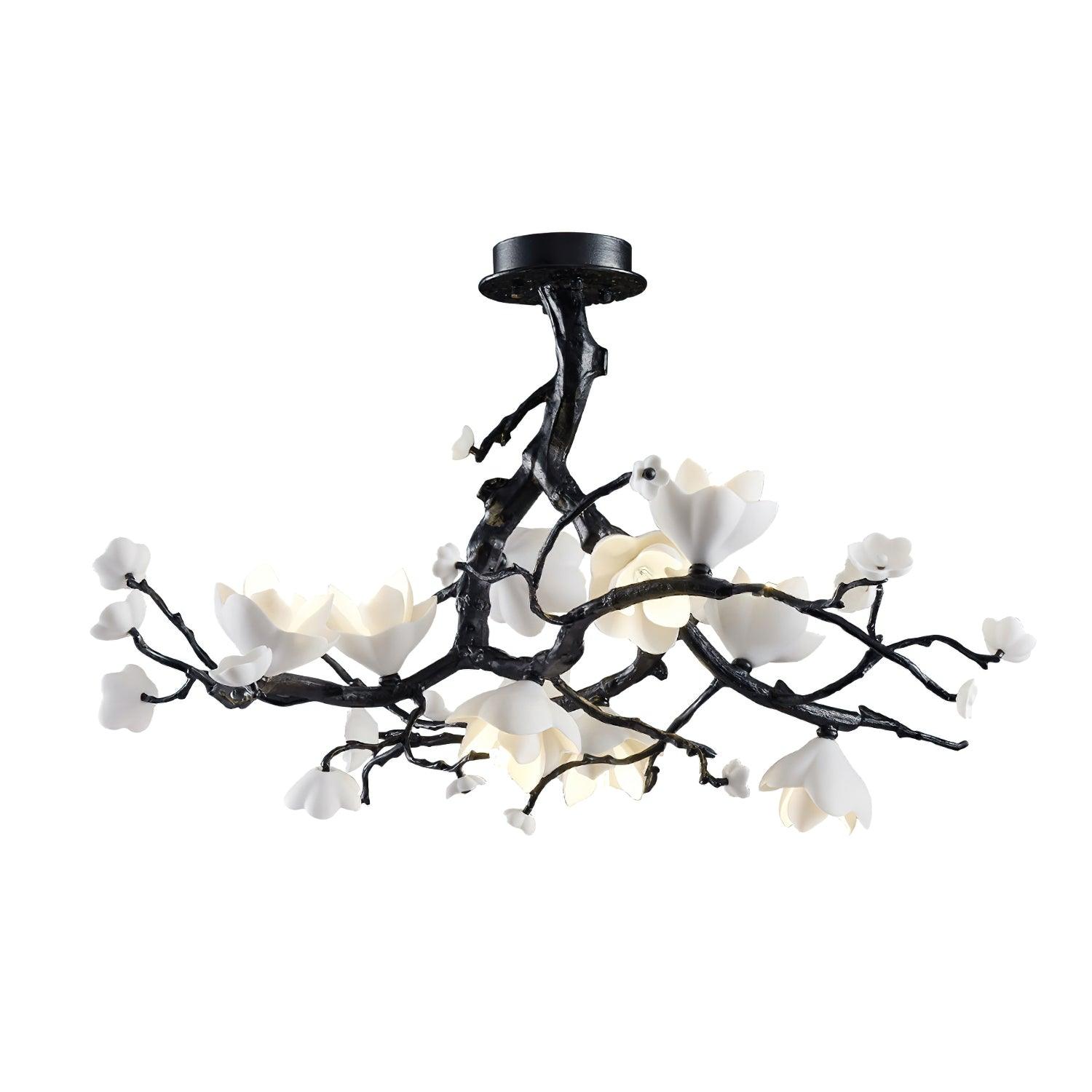 Black Copper Tree Chandelier - Lamp Outdoor